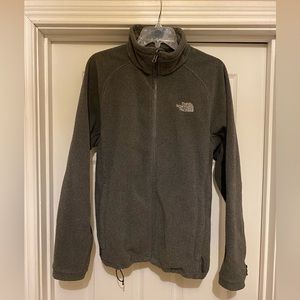 The North Face Men’s Zip Jacket.  Size medium. Color gray